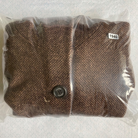 Chaps women’s wool blend brown tweed coat - Picture 8 of 8
